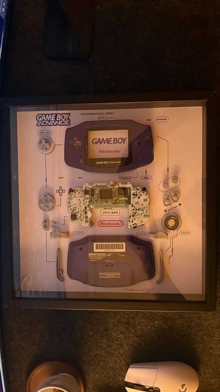 Quadro Gameboy ( game boy ) Advance - Foto 3