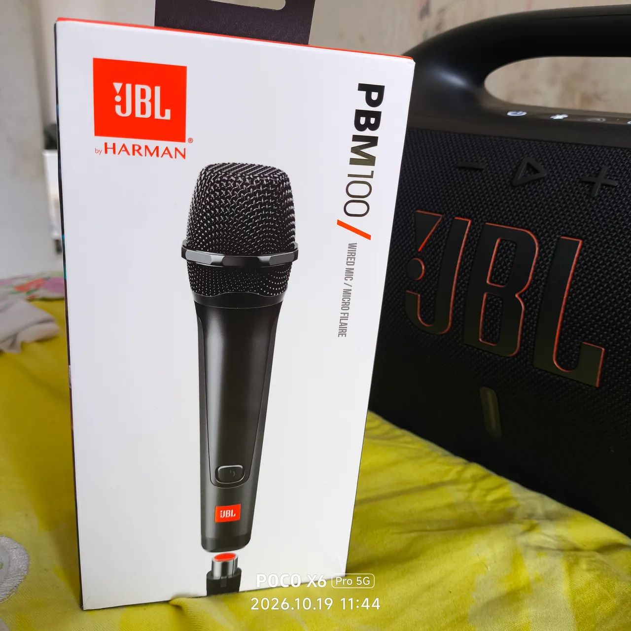 Microfone JBL PBM100 Original + Cabo e Adaptador