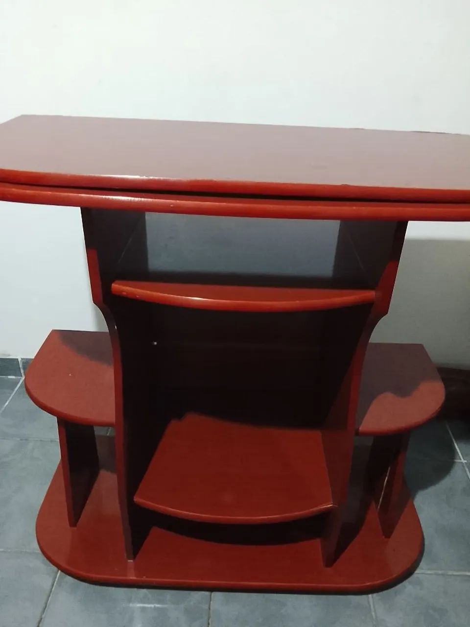 Rack giratório em madeira - Foto 4