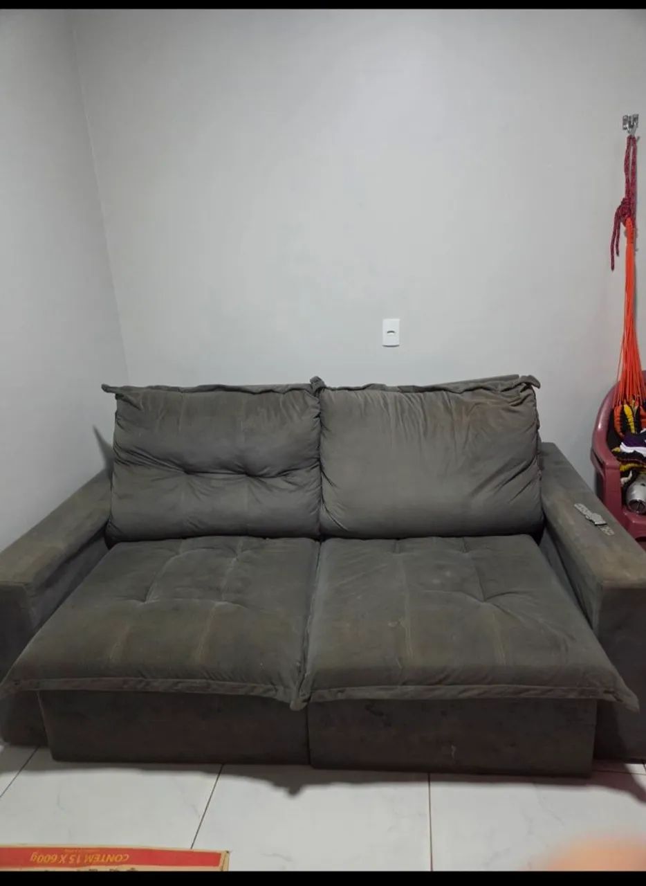 Sofá Retrátil 2 Lugares com Molas Ensacadas - Muito Confortável - Foto 3