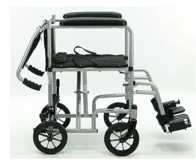 Cadeira de Rodas Dobrável Compacta até 115kg Série Europa Veneza 48cm - Praxis - Foto 3