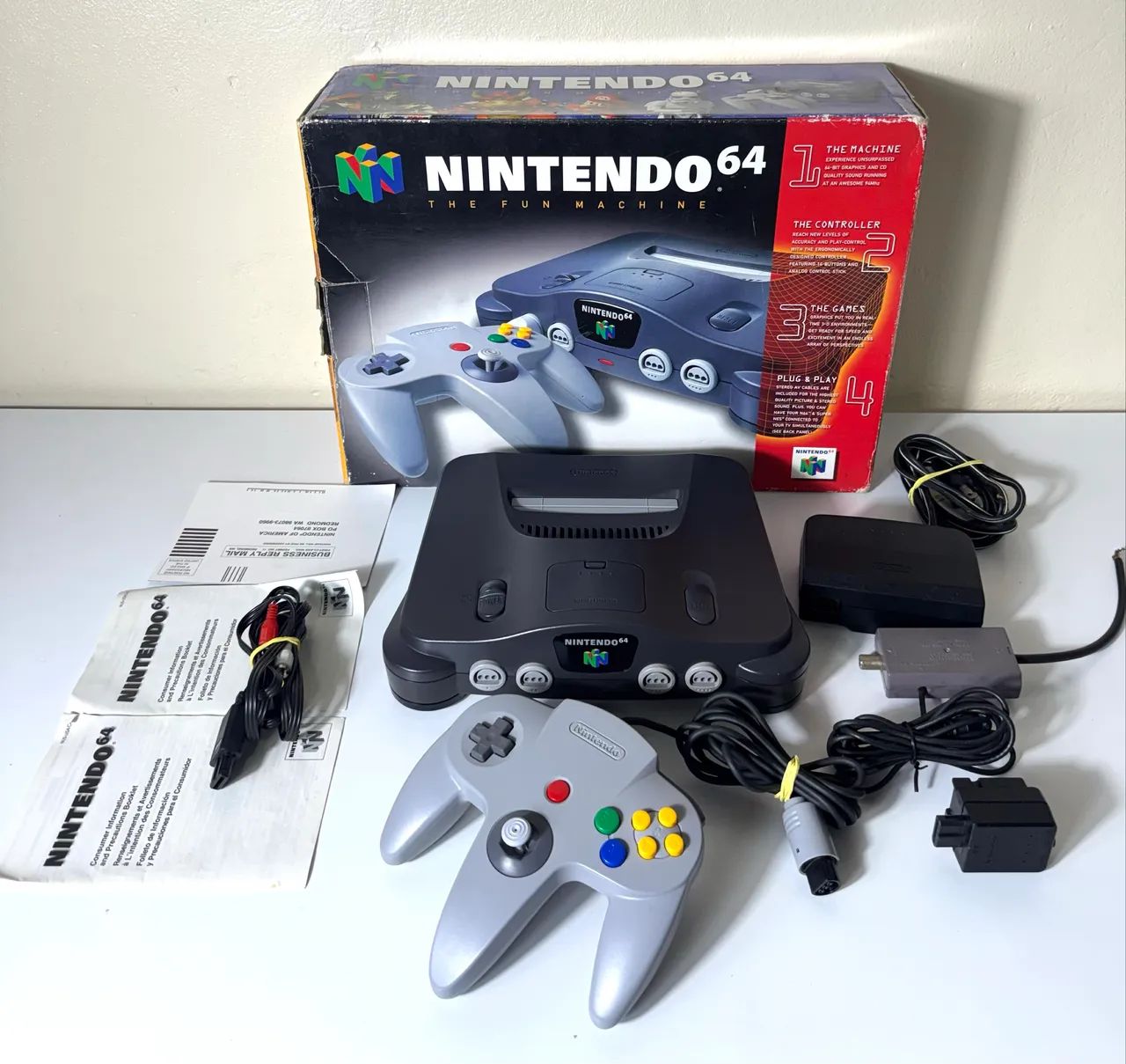 Nintendo 64 americano impecável  - Foto 3