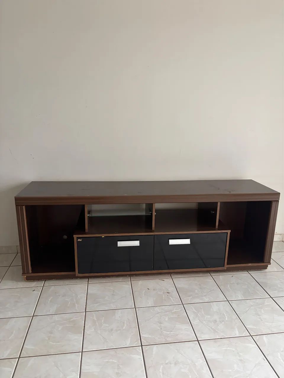 Rack para TV com 2 Gavetas e Nichos