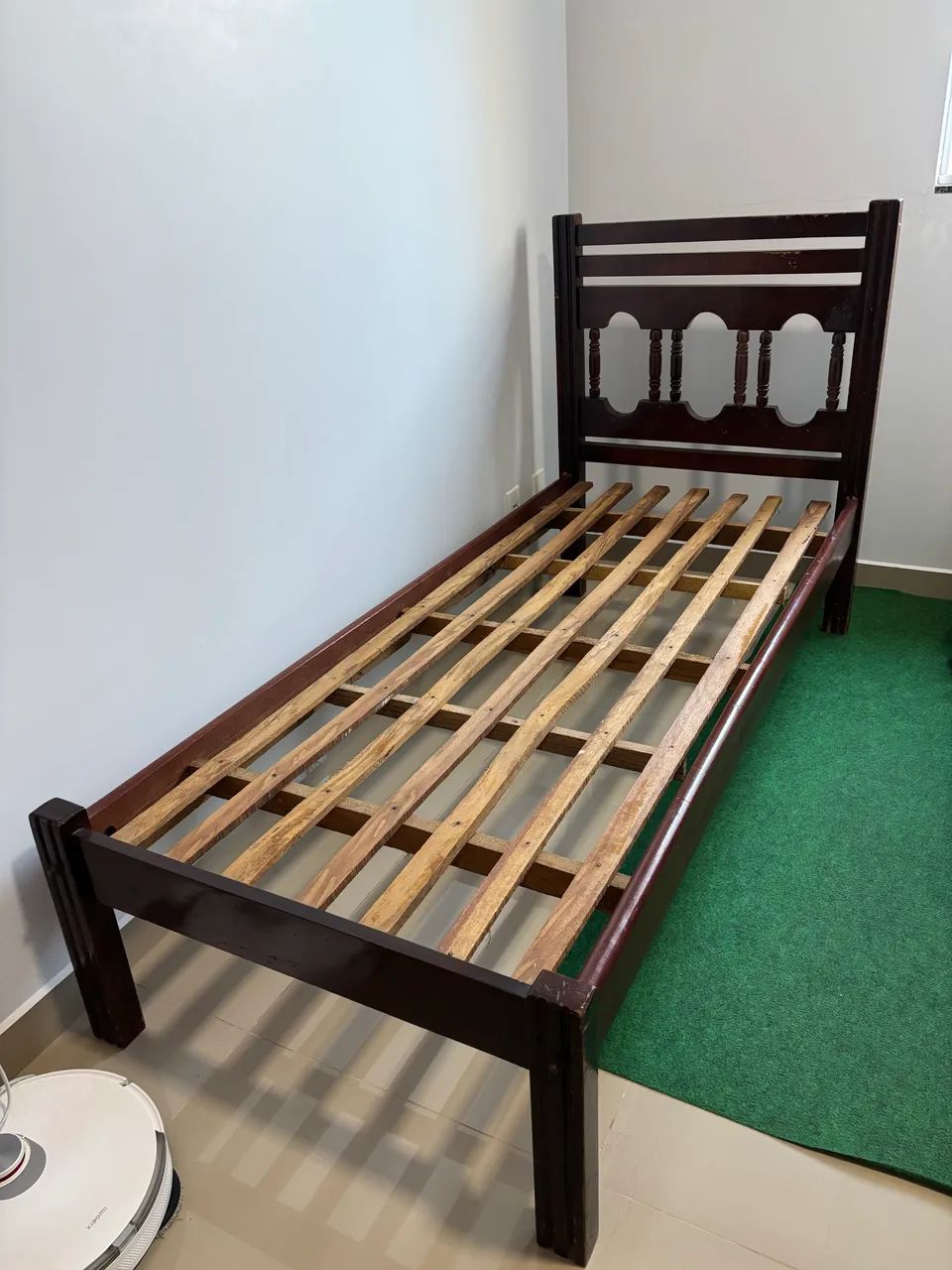 Cama solteiro madeira com colchão  - Foto 4