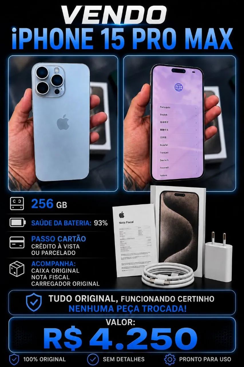 iPhone 15 pro max 