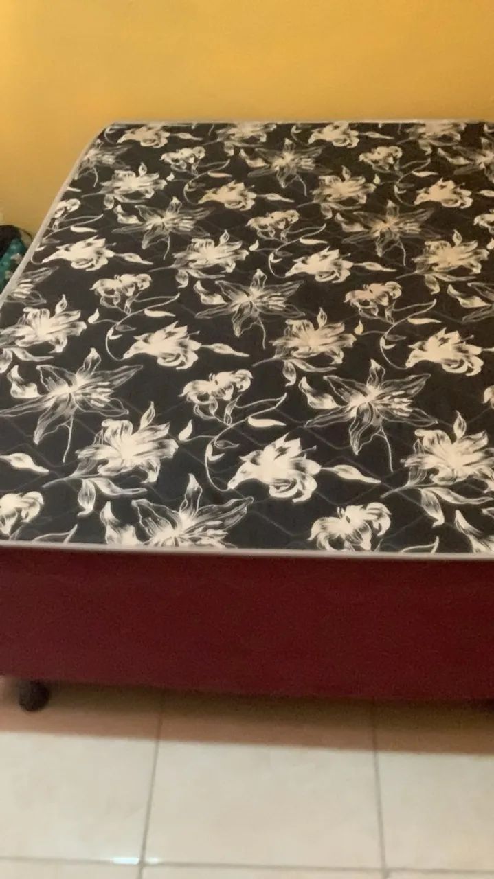 Cama box  casal em perfeito estado - Foto 4