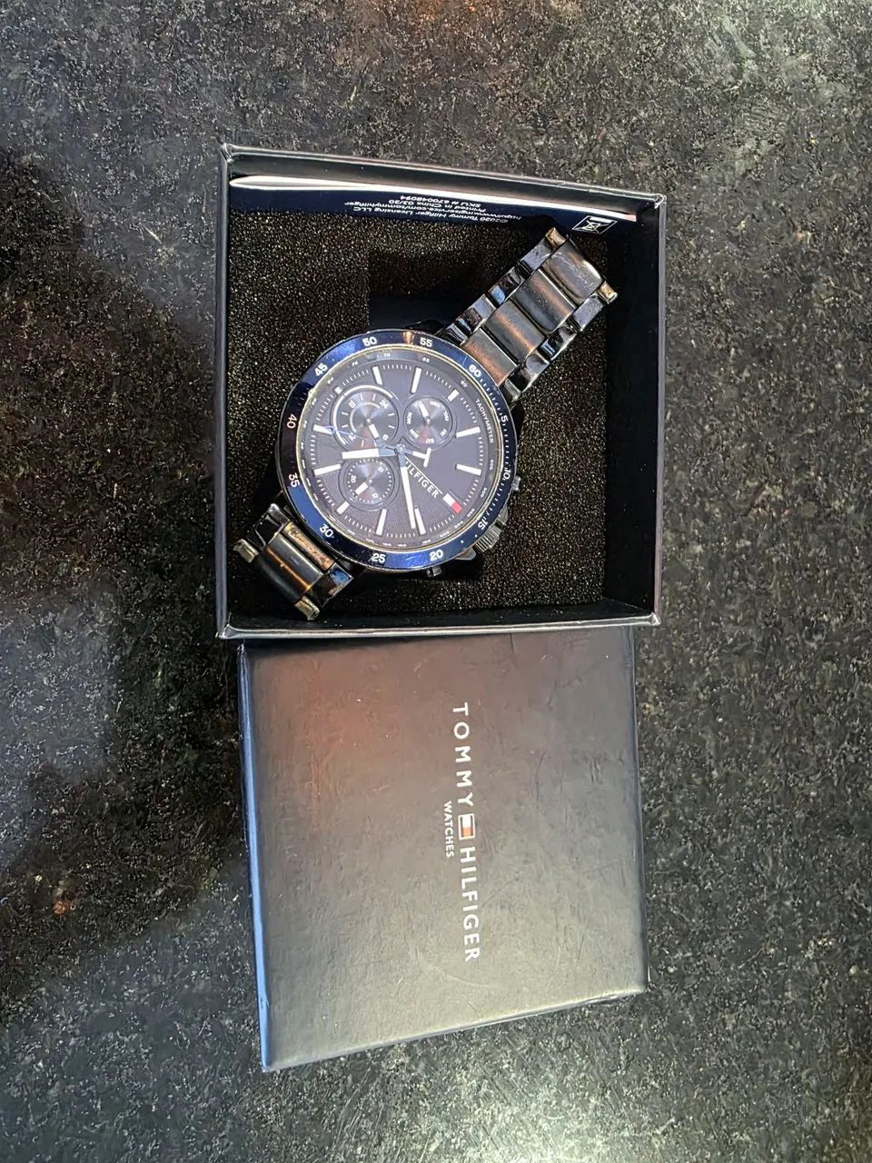 Relógio Tommy Hilfiger Original Preto - Completo com Caixa e Nota Fiscal - Foto 5