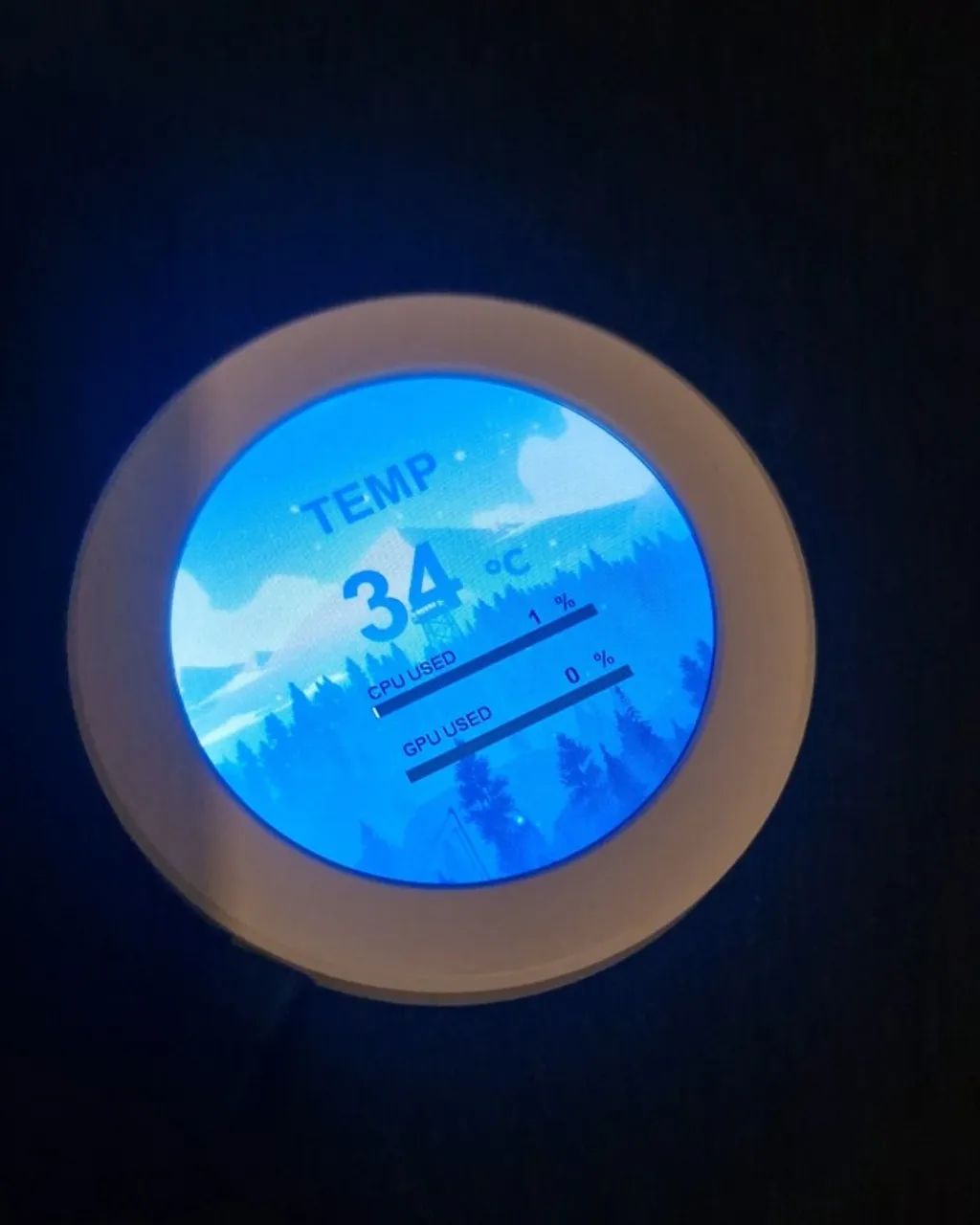 Tela Monitoramento Display Ips Water Cooler Pc 2.2 Polegadas - Foto 5
