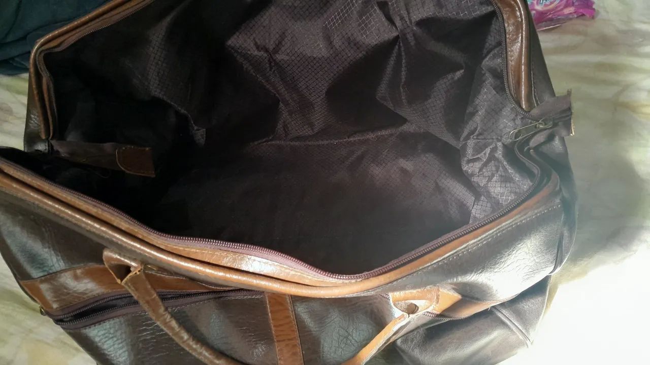 Mala de couro  - Foto 2