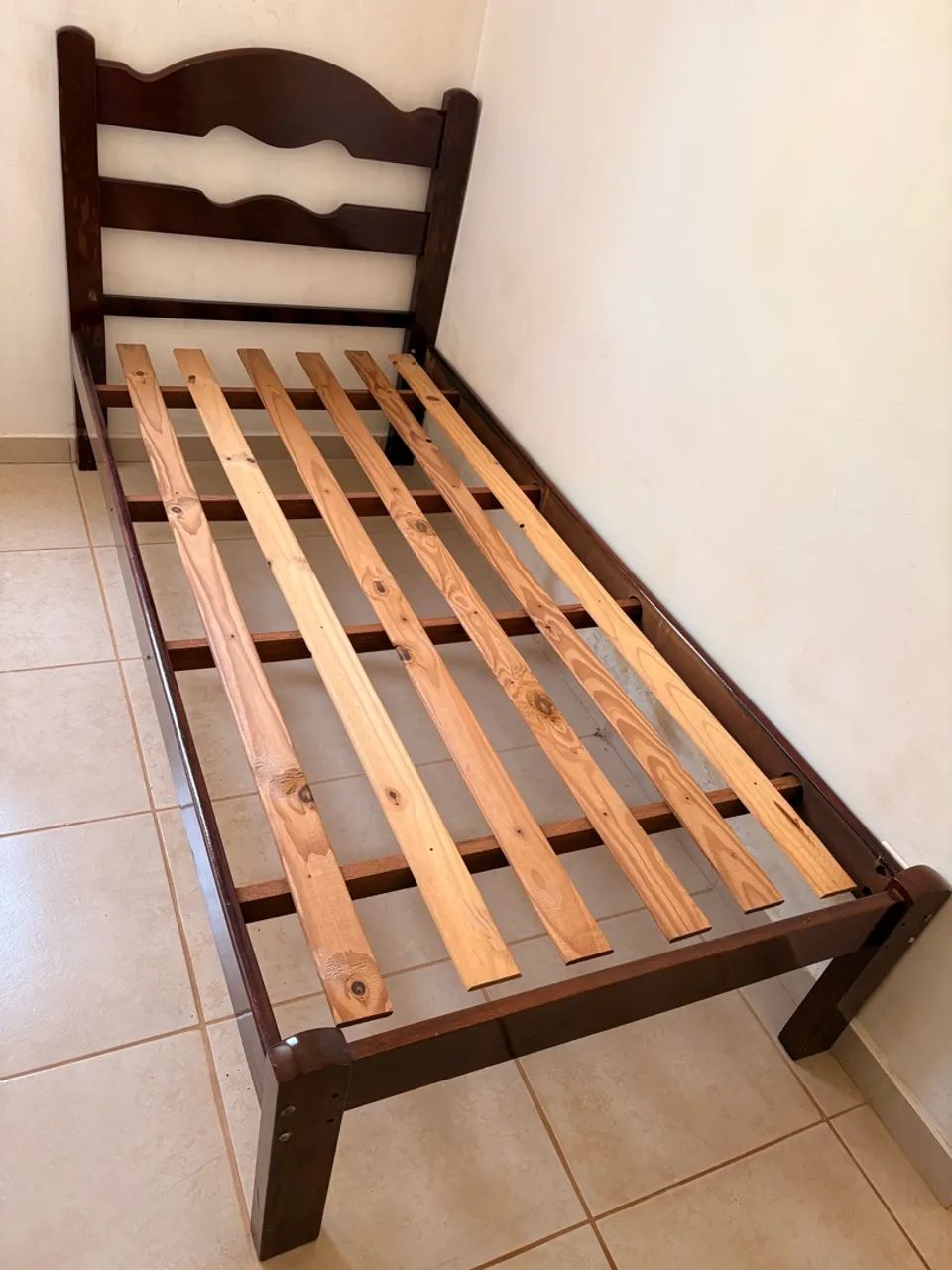 Cama Solteiro - Madeira Reforçada  - Foto 2