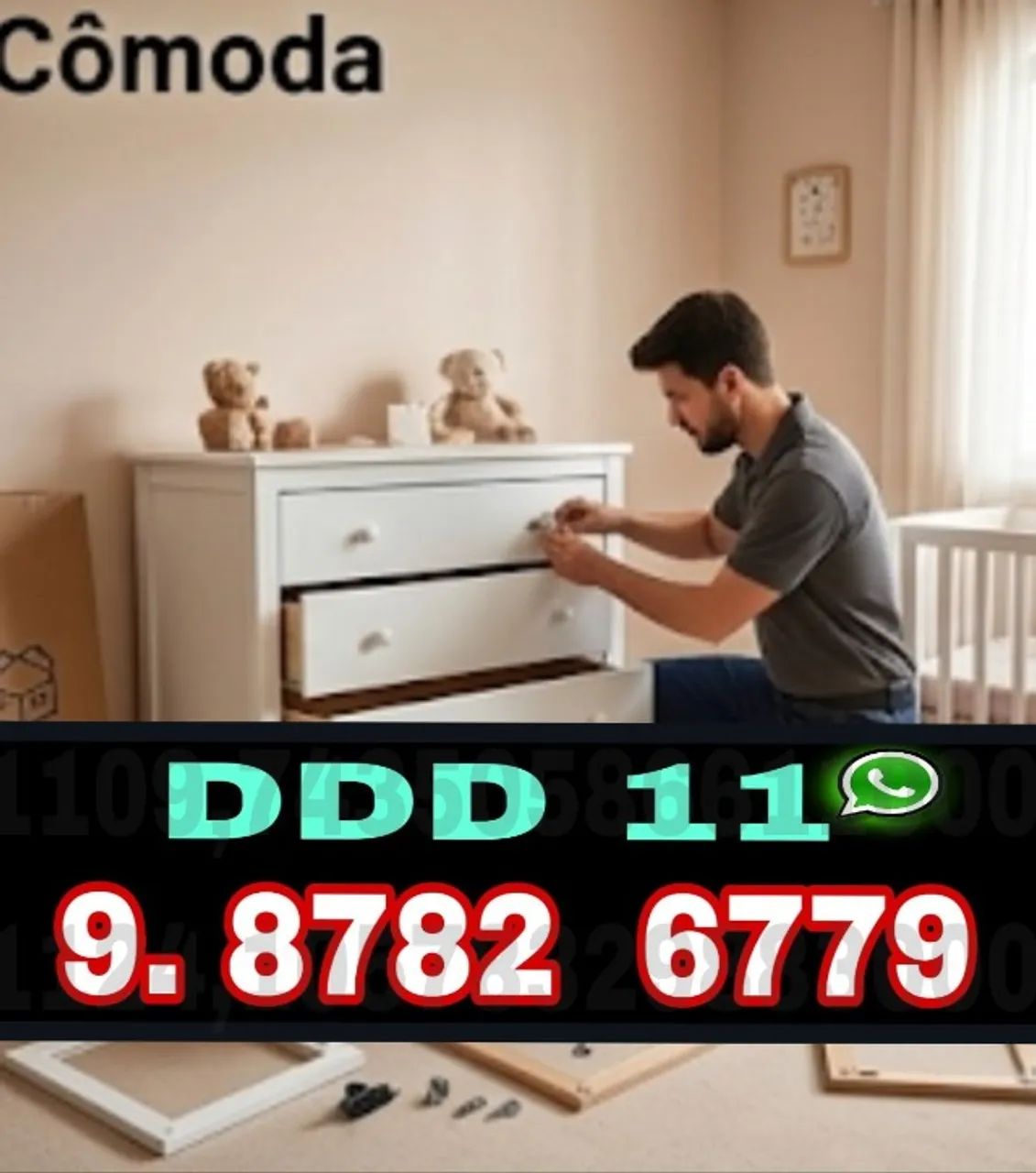 Montador de móveis com qualidade e confiança