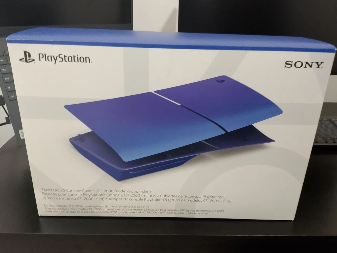 Tampas PS5 Slim Chroma Indigo - Foto 3
