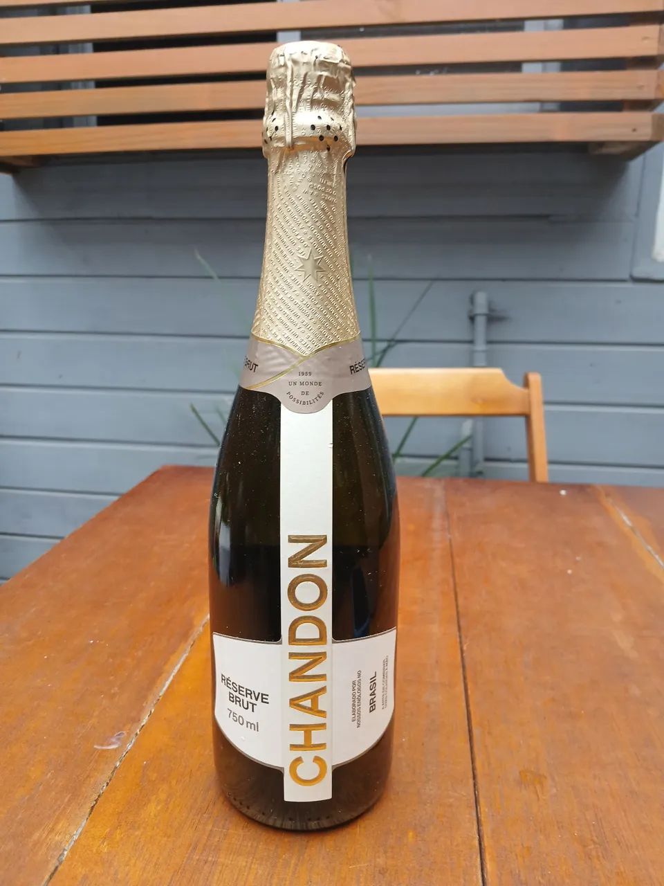 Vendo garrafa de chandon