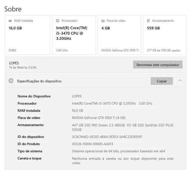 PC i5 + GTX 1050 Ti + 16GB RAM + SSD Duplo - Foto 2