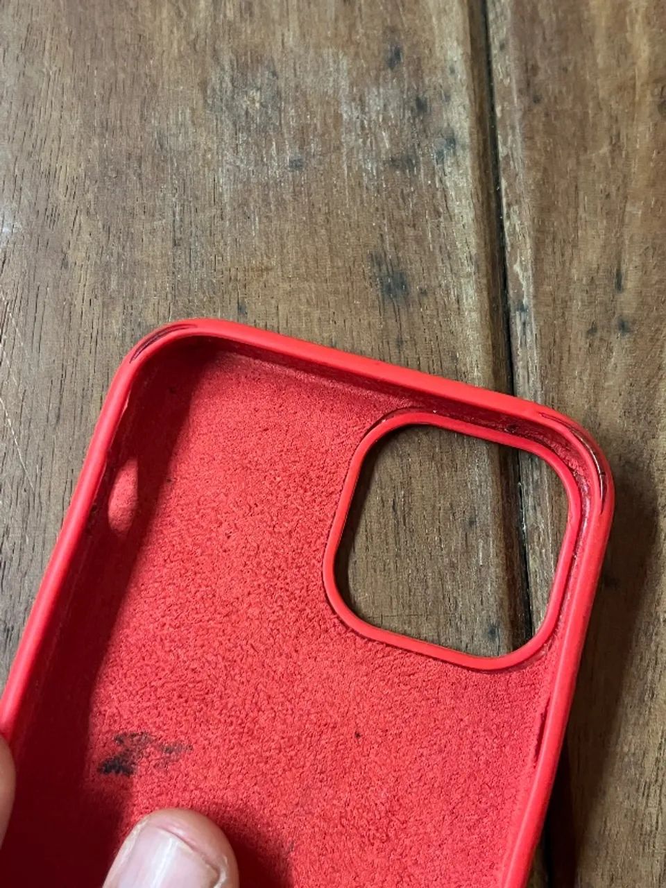 capa para iphone 13 mini vermelha - Foto 4
