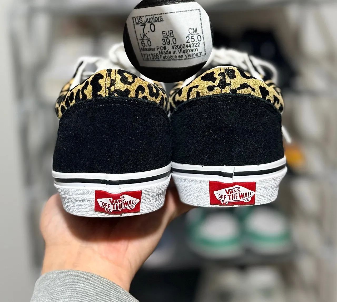 Tênis Vans Old Skool Metallic Leopard Original - Foto 3