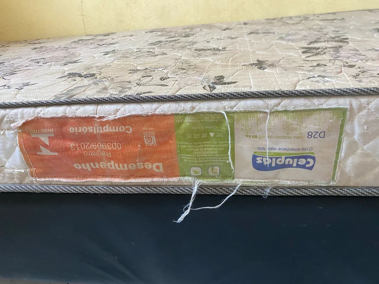 Cama box solteiro 400 com colchão - Foto 3