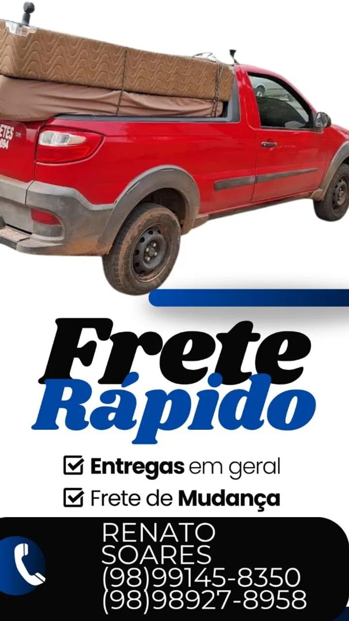 FAÇO FRETE A PREÇO POPULAR 