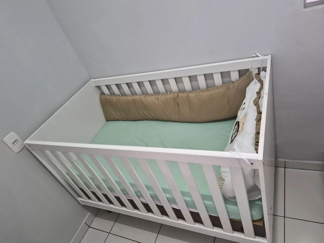 Berço americano + colchão  - Foto 4