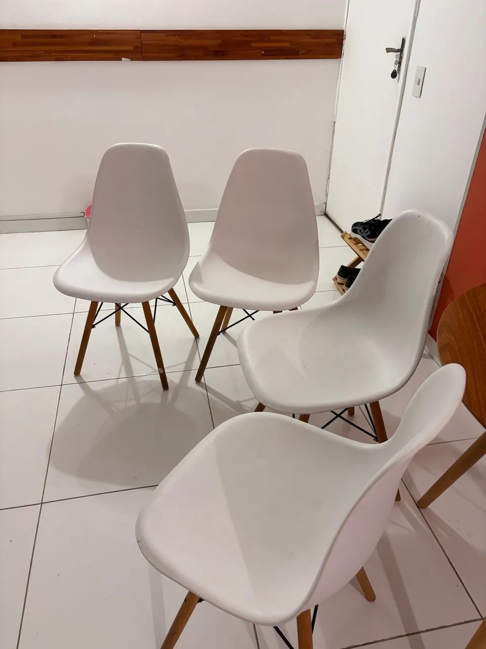 4 Cadeiras Charles Eames Eiffel - Foto 4