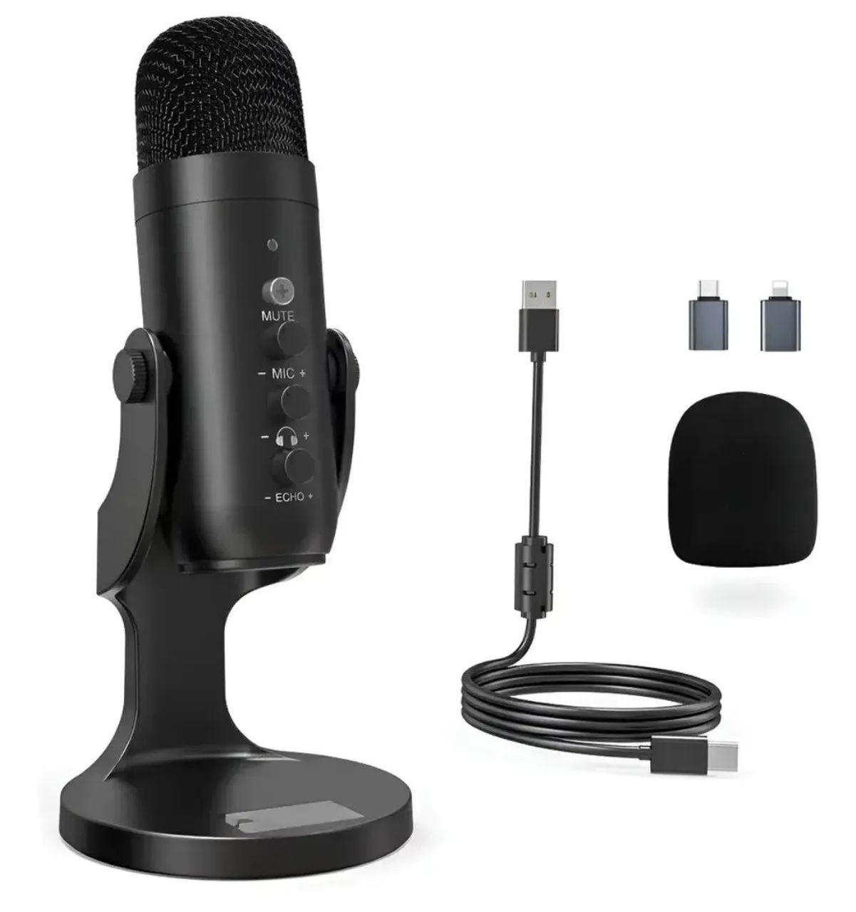 Microfone condensador de mesa usb eps-610