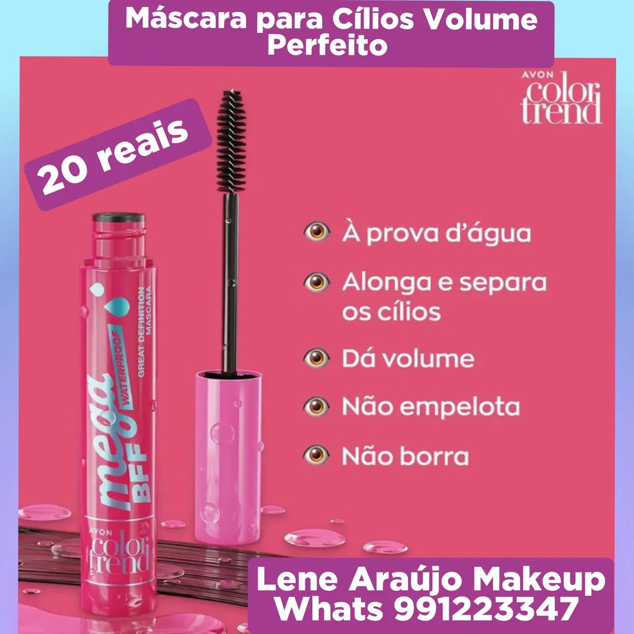 Máscara para Cílios Volume Perfeito