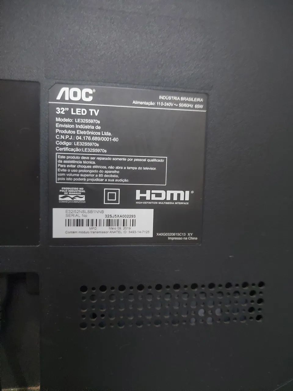 TV AOC 32 POLEGADAS (Não  é  Smart) - Foto 3