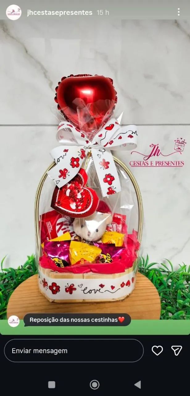 Cestas de chocolate para aniversário  - Foto 3