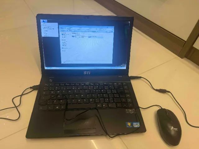Notebook STI Intel Core i5 com SSD de 297 GB - Funcionando!