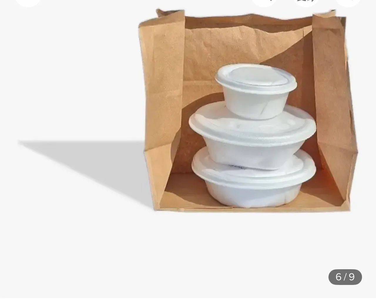 Embalagem de delivery pra restaurante ou lanches gg - Foto 2