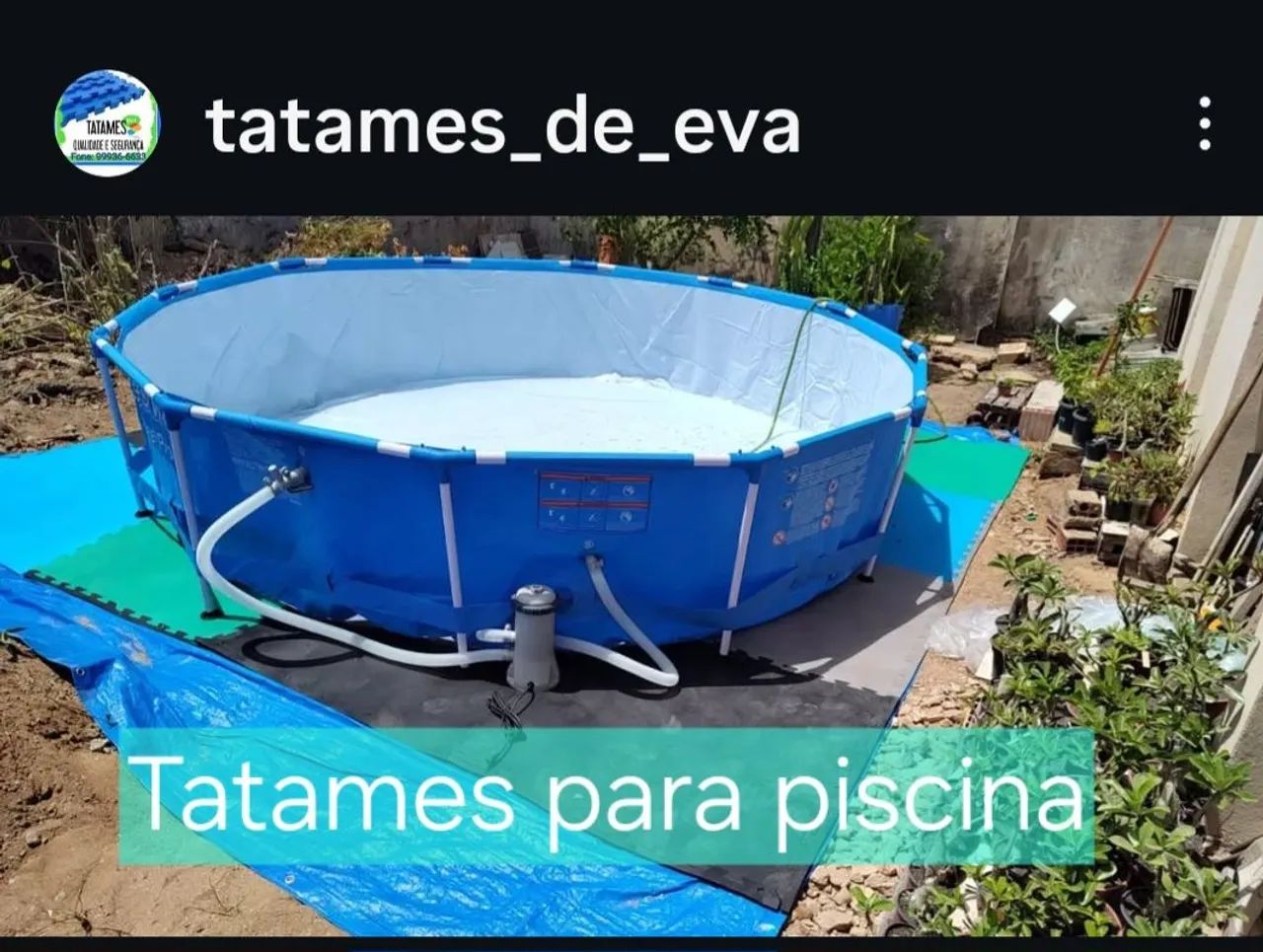 Tatames para piscina