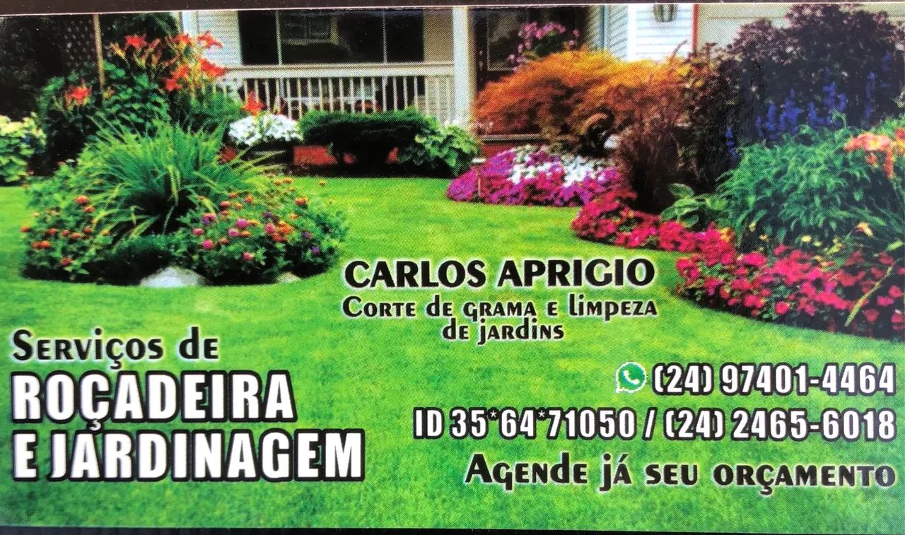 Serviço de Jardinagem e Roçagem.