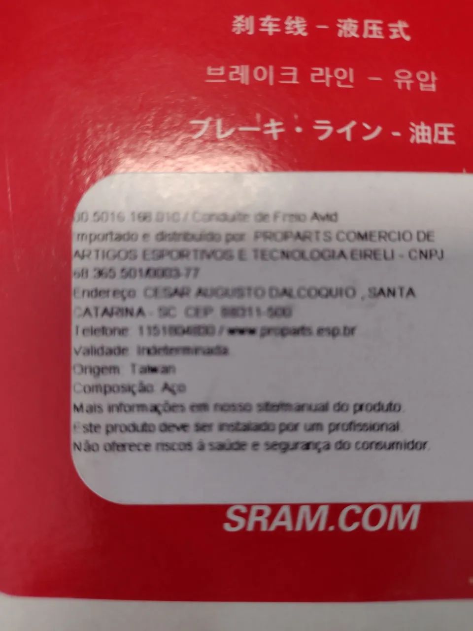 Mangueira de freio hidráulico Sram  - Foto 2