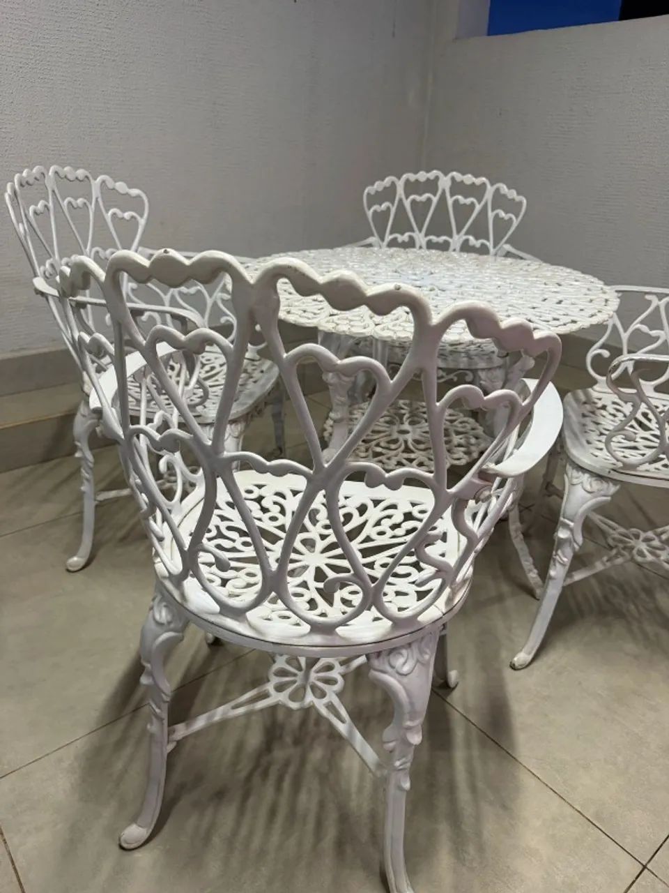 Conjunto de jardim - Mesa e cadeiras - Foto 5