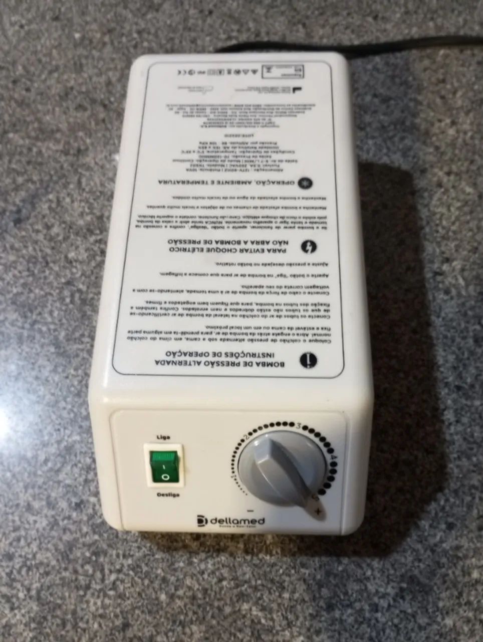 Motor Compressor Bomba de Pressão Alternada  Colchão de Ar USADO 127v - Foto 4