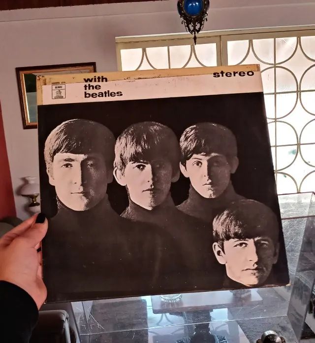 lp vinil - the beatles - with the beatles