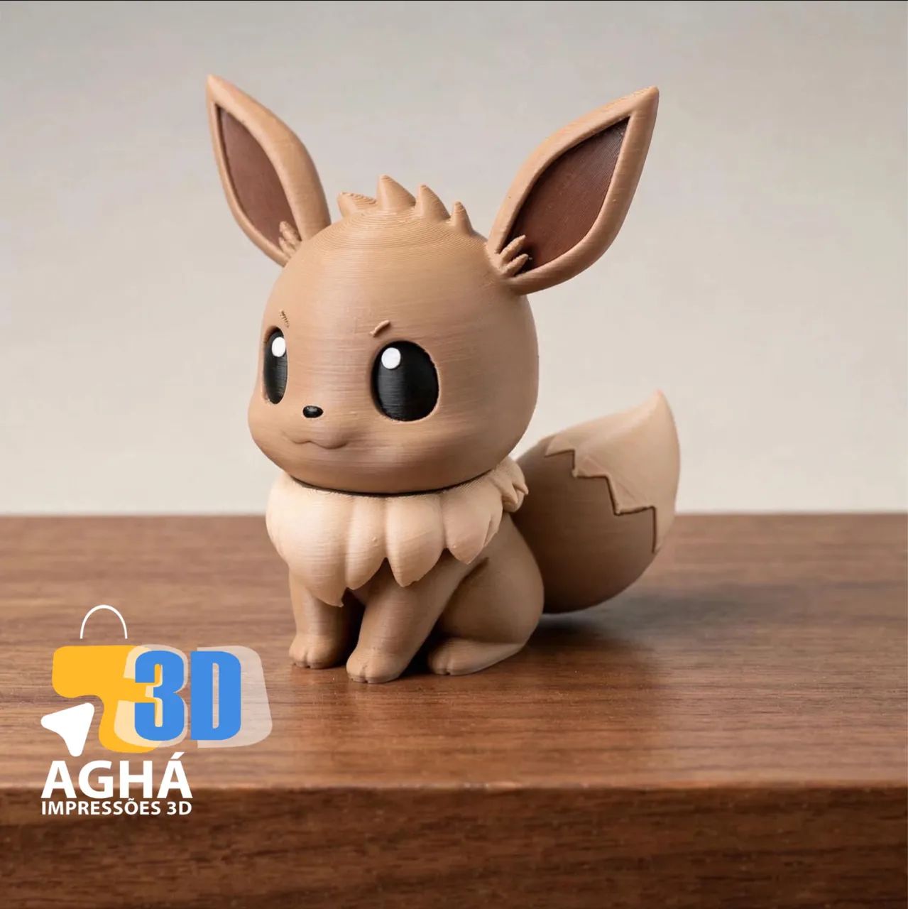 ? Mini Eevee Pokémon Impresso em 3D! ?  - Foto 2