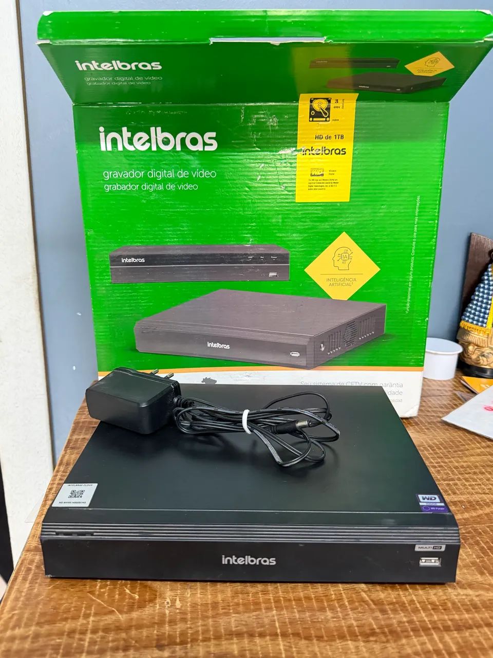Dvr intelbras  3108 com hd original 