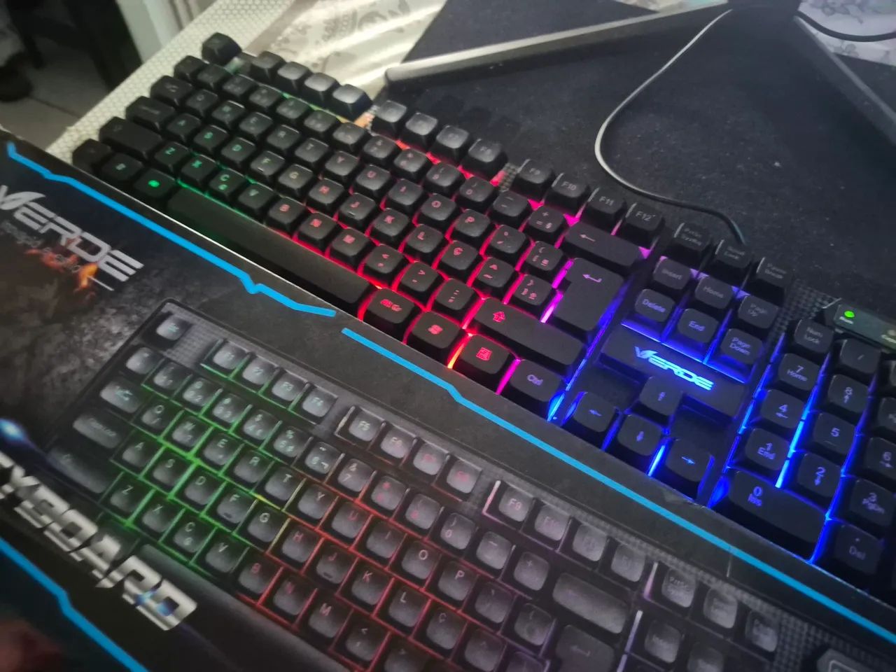 Kit Teclado e Mouse novos na caixa, aberto só para teste