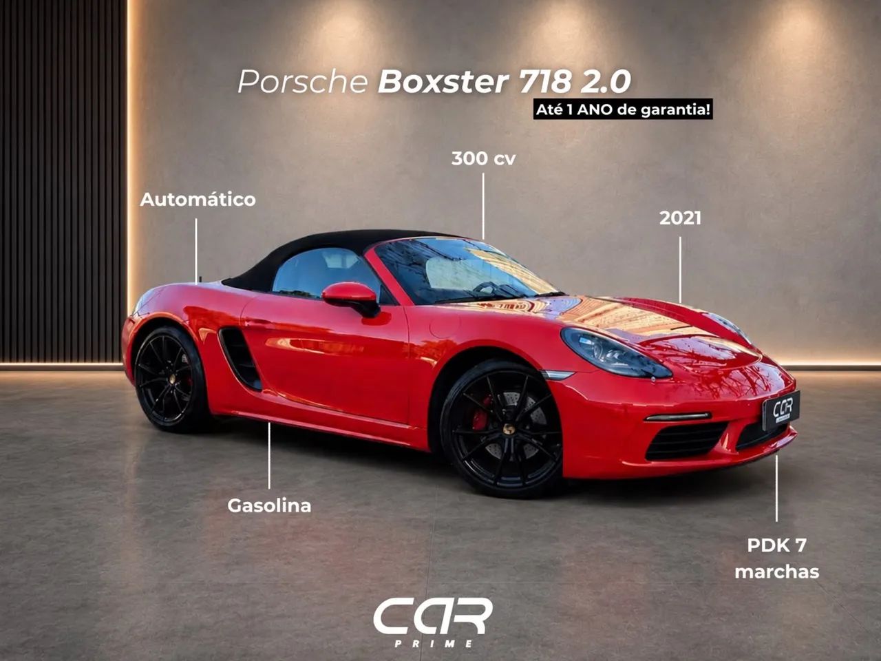 Porsche 718 Boxster 2.0 300cv 2021