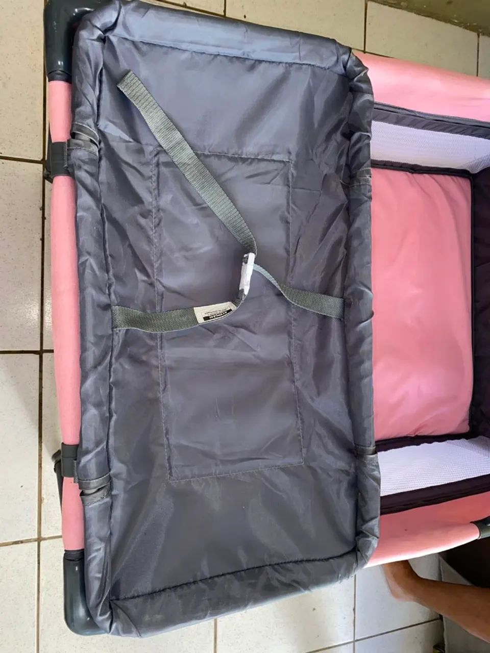 Cercadinho Rosa e Cinza em Ótimo estado! - Foto 5