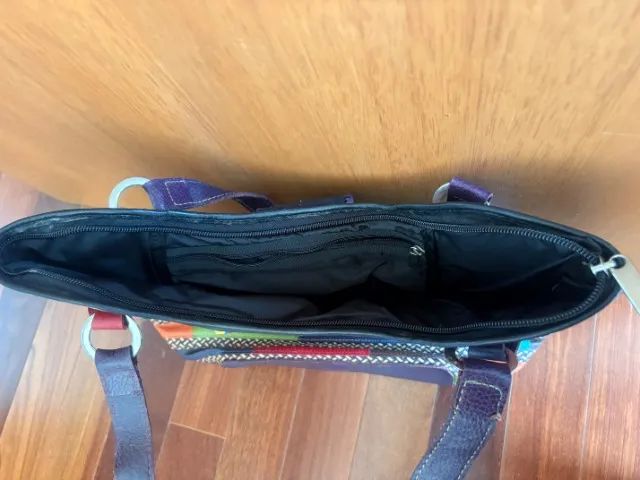 Bolsa em Couro Colombiano - Foto 2