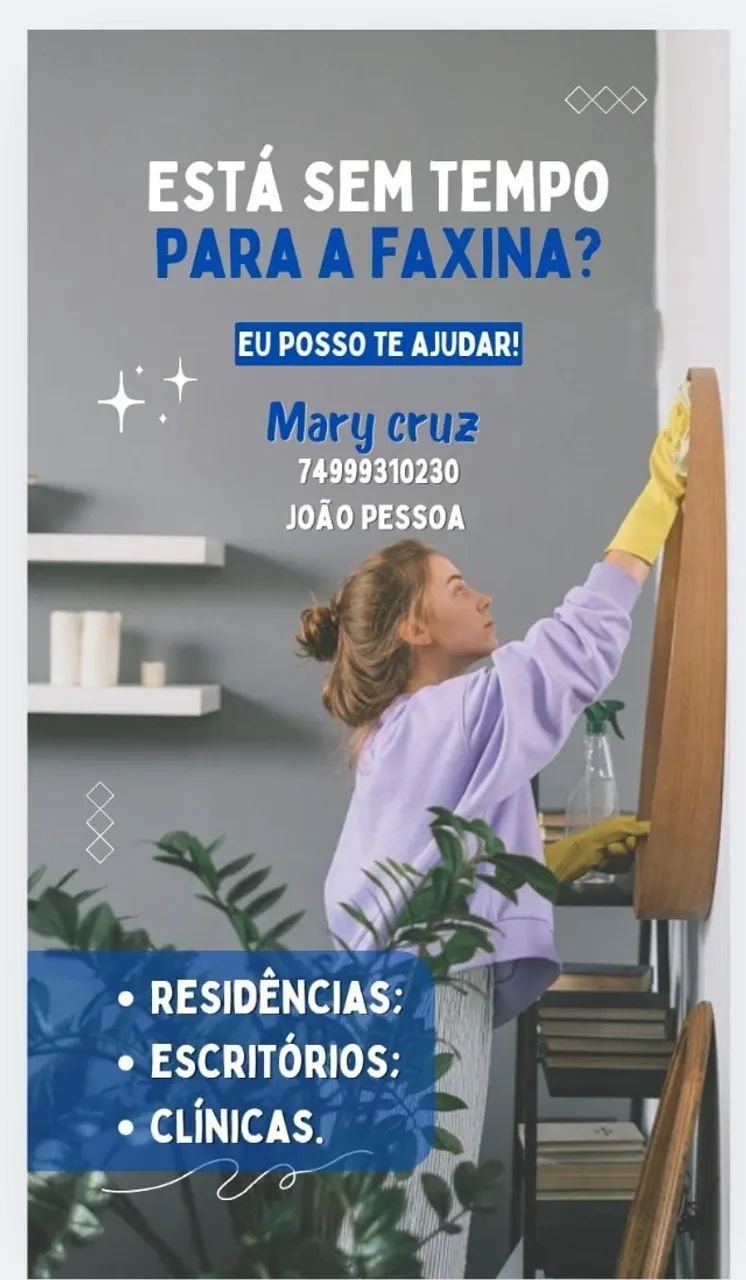 Faxina e diárias 