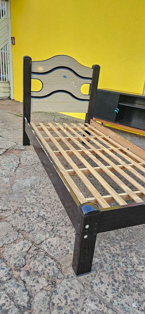 cama solteiro bem conservada - entrega grátis  - Foto 4