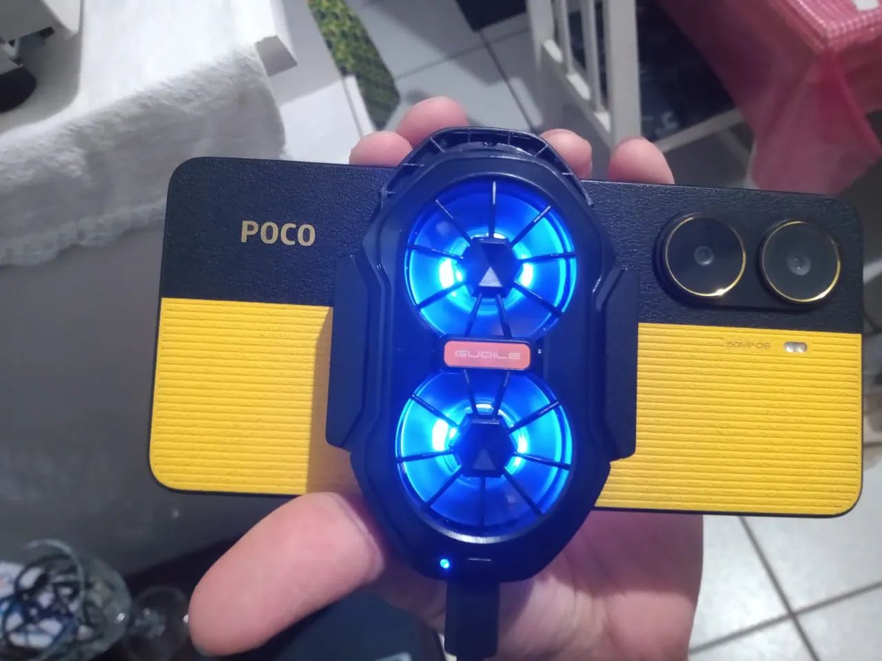 cooler para jogos mobile para resfriar seu celular - Foto 3