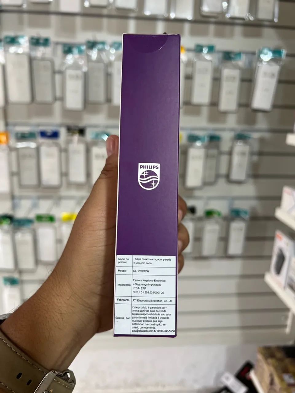 Carregador Original iPhone e Android Philips Tipo C  - Foto 2