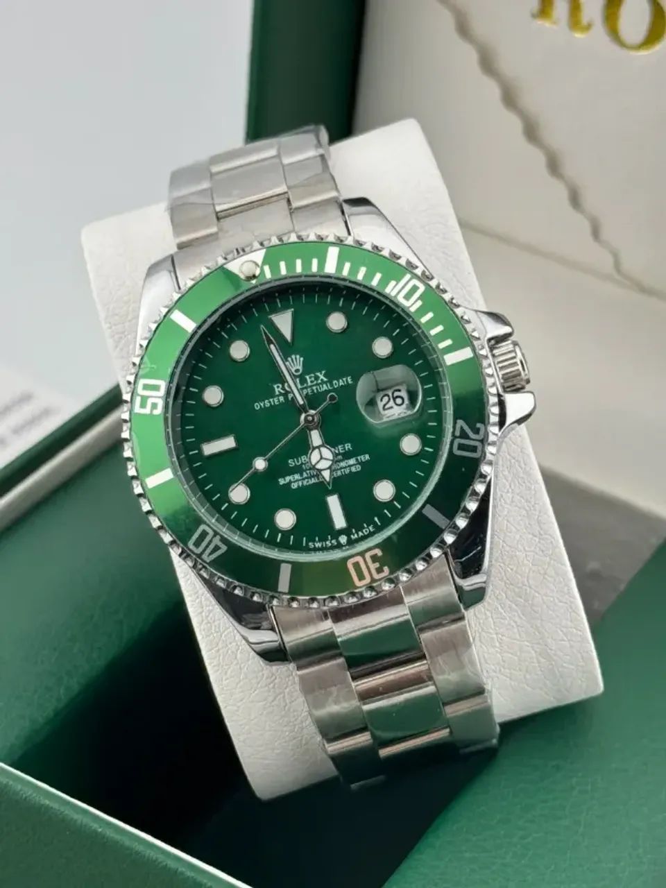 Relogio rolex subimariner verde - Foto 2