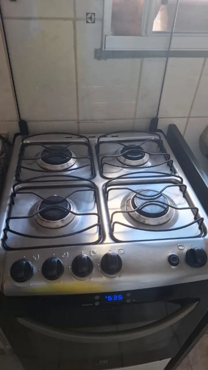 Fogão Electrolux Inox 4 Bocas com Acendimento Automático e Timer - Foto 2