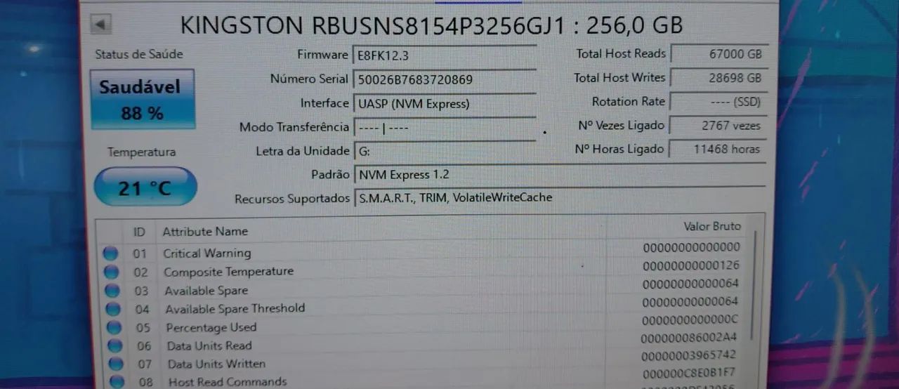 Ssd m.2 sata 256gb kingston - Foto 3