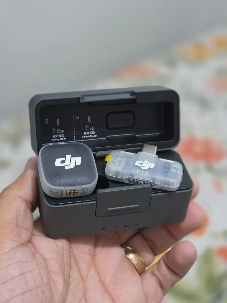 Microfone DJI Mic Mini C - Combo celular Tipo C